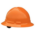 Quartz Full Brim Hard Hat with 4 Point Ratchet Suspension